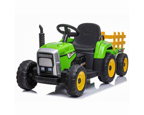Tracteur électrique enfant vert