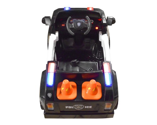 Camion de police, Camion électrique enfant télécommande parentale, 6 volts - 1 moteur
