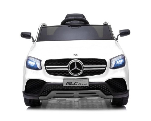 Voiture électrique enfant Mercedes glc coupé, 2 moteurs 30w, télécommande parentale 2.4 ghz - blanc Voitures électriques