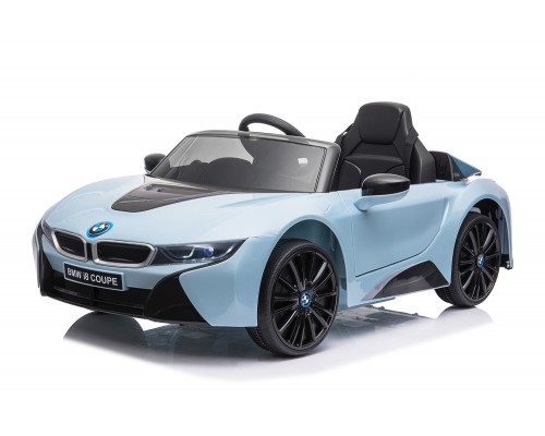 Voiture électrique enfant BMW i8, 2 moteurs 35w, télécommande parentale 2.4 ghz - bleu Voitures électriques