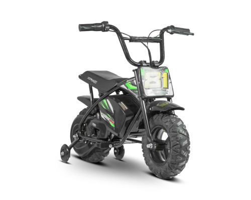 Minimoto électrique enfant 250w e-superbike - vert Pocket Bike & Pocket Quad