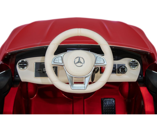 Voiture électrique enfant, Mercedes S650 Maybach rouge, 2 moteurs 35w, télécommande parentale 2.4 Ghz Voitures électriques
