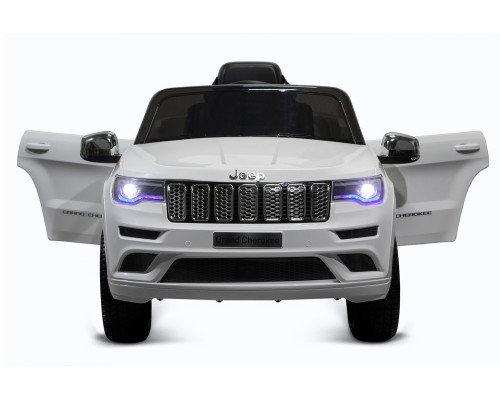 Voiture électrique enfant Jeep Cherokee blanc, 2 moteurs 35w, télécommande parentale 2.4 Ghz Voitures électriques
