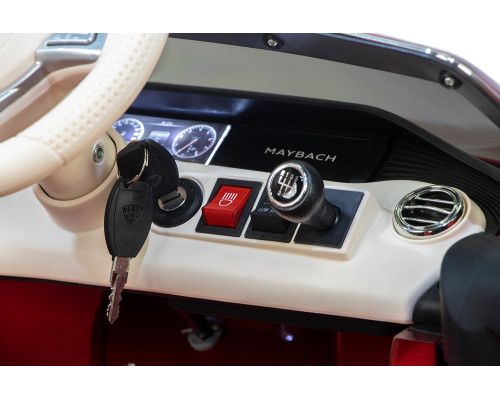Voiture électrique enfant, Mercedes S650 Maybach blanc, 2 moteurs 35w, télécommande parentale 2.4 Ghz Voitures électriques