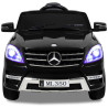 Voiture électrique enfant Mercedes ML350 noir 6V, 1 moteur 25w, télécommande parentale Voitures électriques