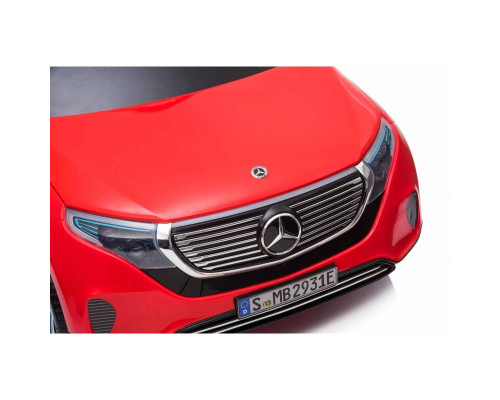 Voiture électrique enfant Mercedes EQC 400 rouge, 2 moteurs 15W, télécommande parentale 2.4 Ghz Voitures électriques