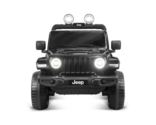 4x4 électrique enfant Jeep Wrangler 2 places Rubicon Noir 12V, 4 moteurs 35w, télécommande parentale 2.4 Ghz