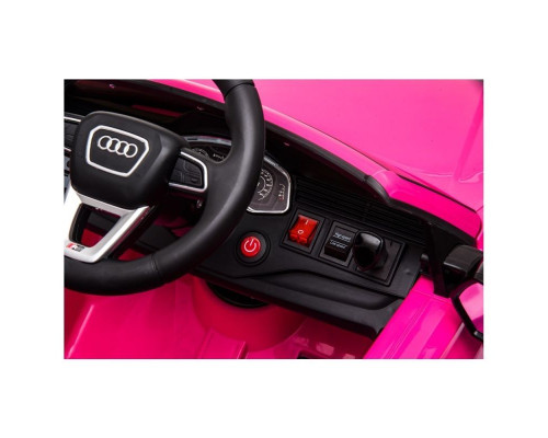 Voiture électrique enfant Audi RS Q8 rose 12 volts, télécommande parentale 2.4 GHZ - 2 moteurs 35w Voitures électriques