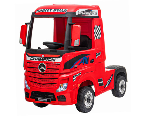 Camion électrique enfant Mercedes Actros blanc 12 Volts, camion électrique enfant télécommande parentale 2.4 GhZ, 1 moteur 35W