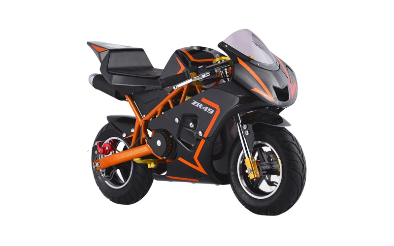 Pocket bike course Diamon Motors ZR 49cc - orange Pocket Bike & Pocket Quad