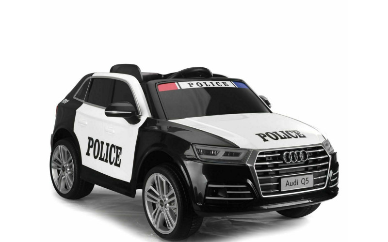 Voiture électrique enfant Audi Q5 Police 12V, 2 moteurs 40w, télécommande parentale 2.4 ghz Voitures électriques