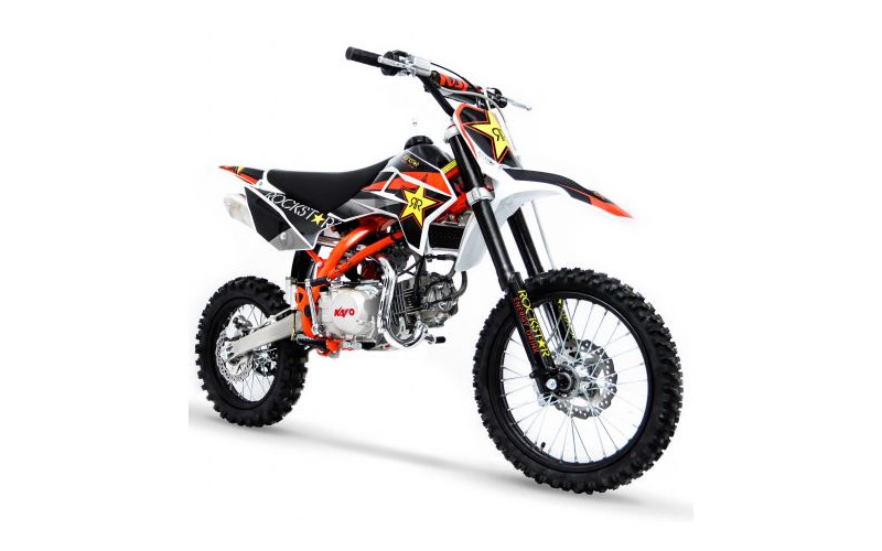 Dirt bike Kayo TT 140cc 14/17" - édition Rockstar 2022 orange