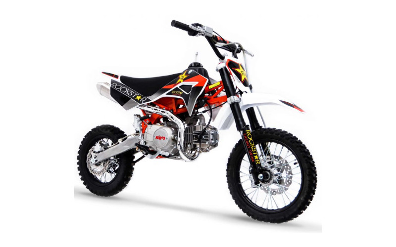 Dirt bike Kayo TD125cc 12/14" - édition Rockstar 2022 orange