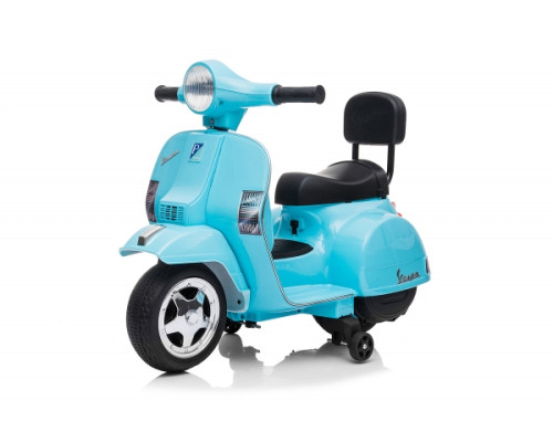 Scooter Piaggio Vespa PX150 électrique 12 volts enfant - bleu Voitures électriques