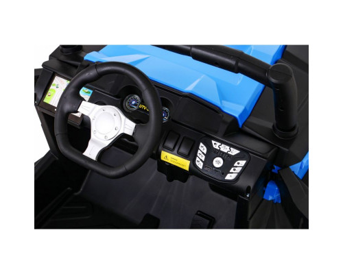 Buggy électrique enfant UTV-ONE bleu 12 Volts, 4 moteurs 35w, télécommande parentale 2.4 GHz Voitures électriques
