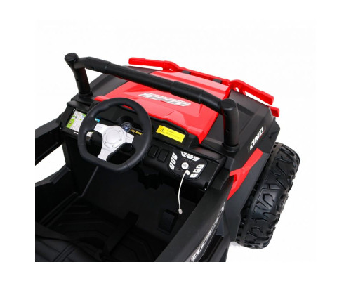Buggy électrique enfant UTV-ONE rouge 12 Volts, 4 moteurs 35w, télécommande parentale 2.4 GHz Voitures électriques