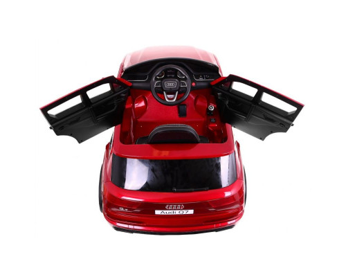 Voiture électrique enfant Audi Q7 rouge peinture métallisée 12V, 2 moteurs 35w, télécommande parentale 2.4 GHz Voitures élect...
