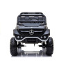 Voiture électrique enfant Mercedes Unimog 12V noir, 2 places, 4 moteurs 35w, télécommande parentale 2.4 GHz Voitures électriques
