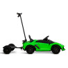 Voiture électrique enfant Lamborghini Aventador SVJ verte + place debout, 2 moteurs 35w, télécommande parentale 2.4 GHz Voitu...