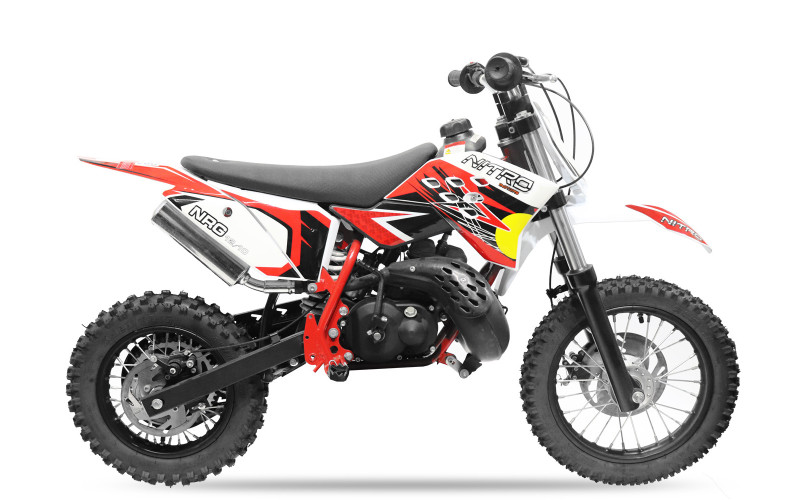 Motocross 2T KX-S 50cc 10/12" - rouge