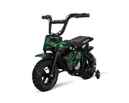 Minimoto électrique enfant 250w e-superbike - vert